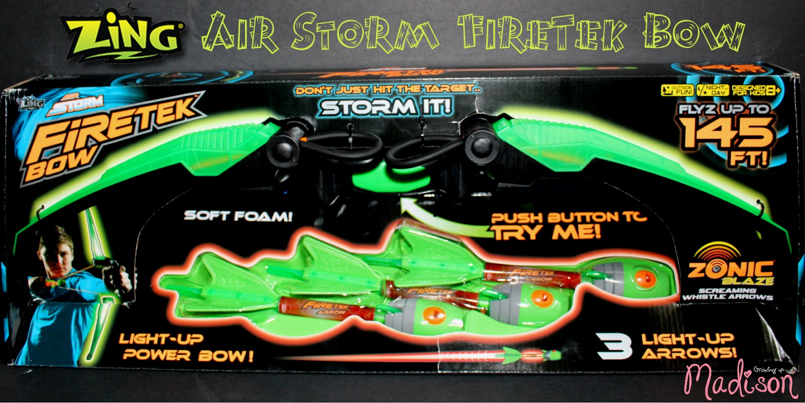 Bow And Arrow Zonic Whistling Arrow Refill Pack 10 Arrows Red