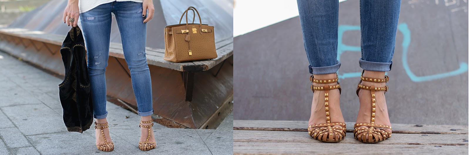 Look boho chic con chaleco bordado de Zara