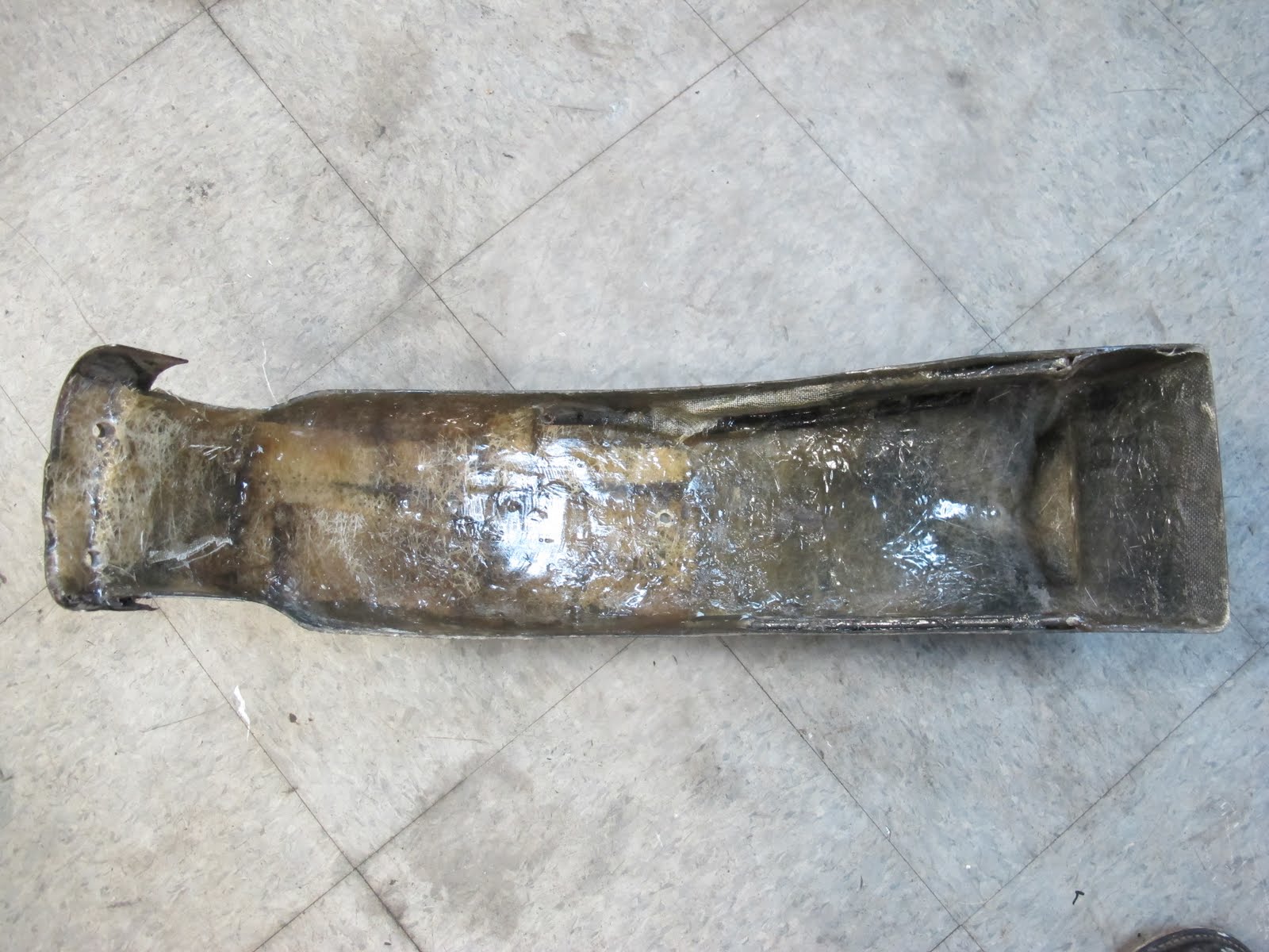 LOVE CYCLES Vintage fiberglass chopper fender 4 sale