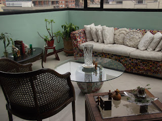 muebles del apartamento para alquilar en Bogota Colombia