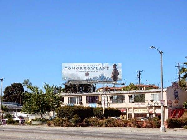 Tomorrowland film billboard La Brea Avenue Tomorrowland film billboard
