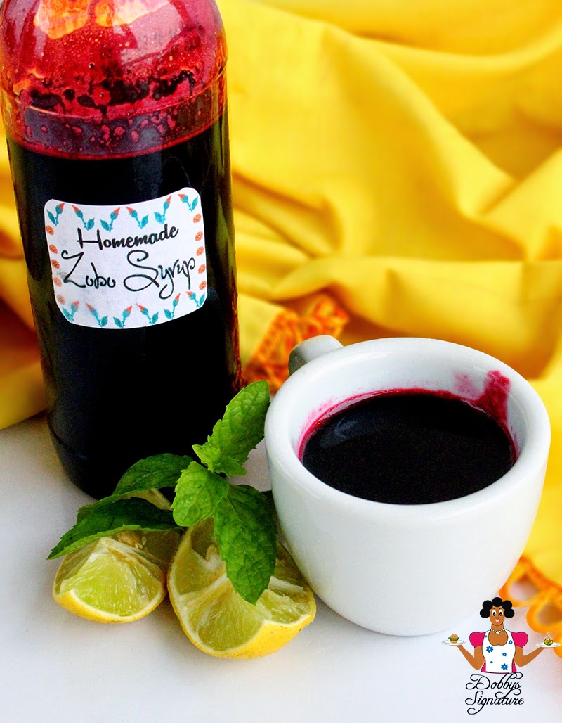 Homemade Zobo “Hibiscus” syrup Dobby's Signature
