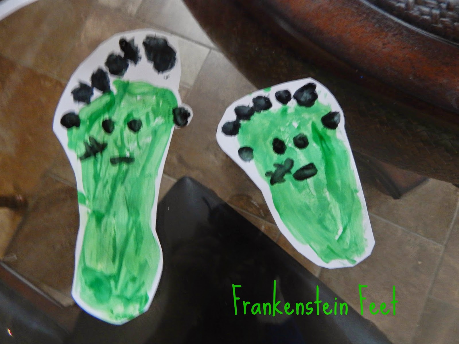 Learning to Pee with the Door Open Frankenstein Feet