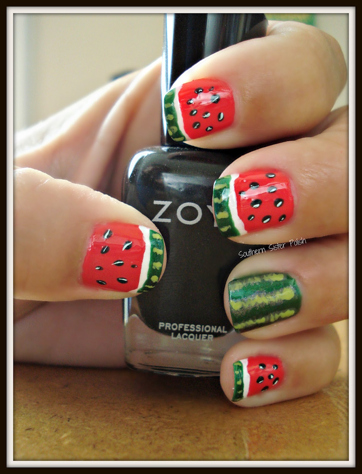 Southern Sister Polish: Nail Art Wednesday..Watermelon!