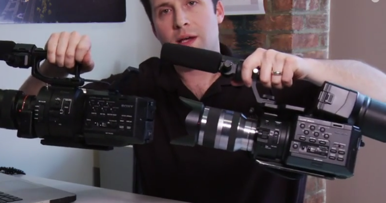 Sony Alpha NEX Cameras and E Mount Lenses: 4K Ready NEX-FS700 NXCAM