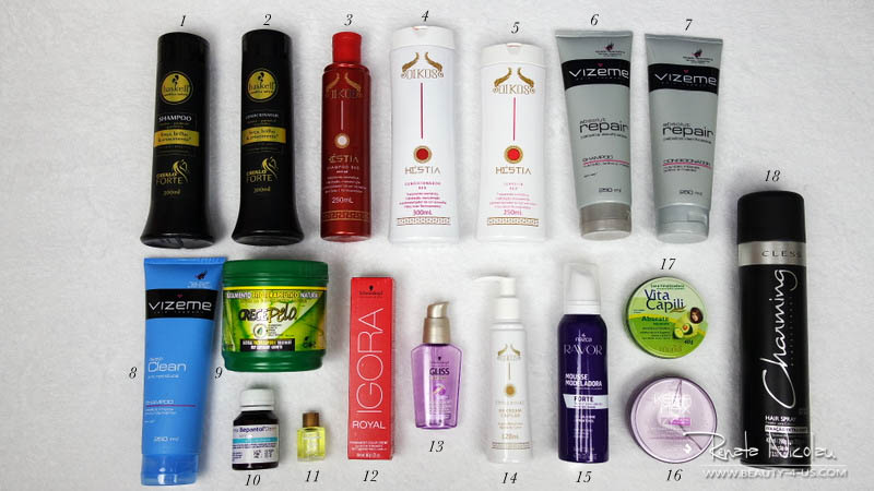 Cabelo Quais produtos eu uso no cabelo?