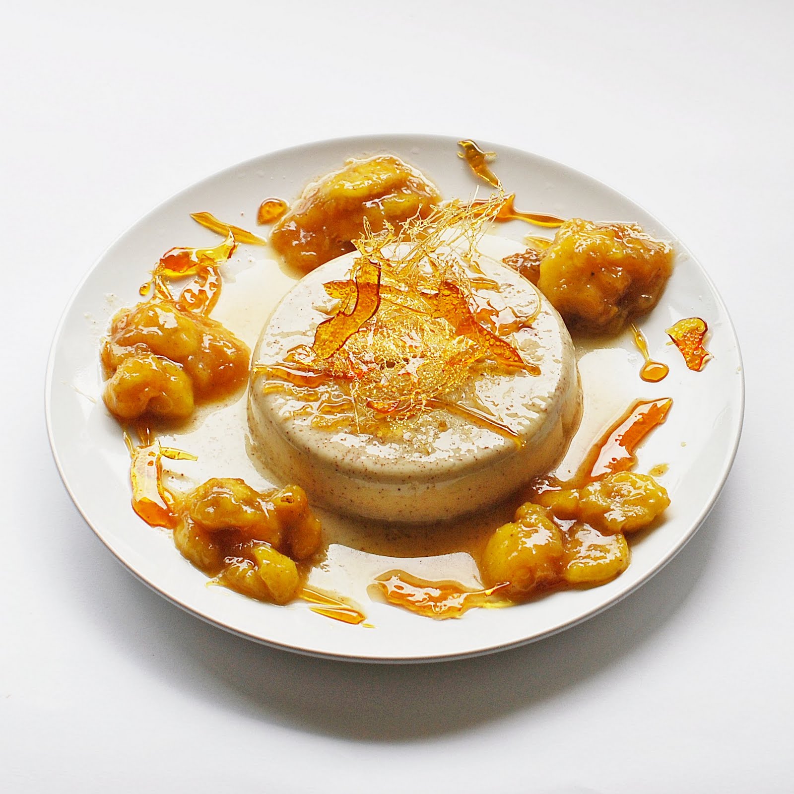 Free From The Three Coconut Pot de Creme with Caramel Bananas