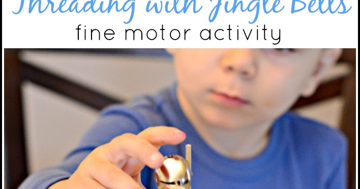 Threading with Jingle Bells Fine Motor Activity | And Next Comes L
