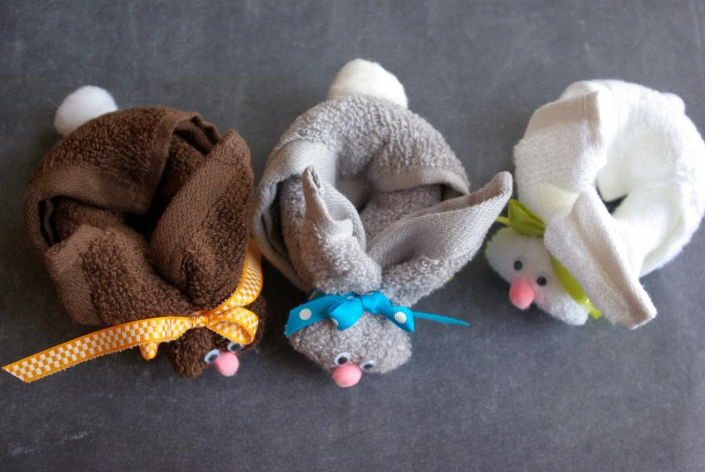 DIY Washcloth Bunny The Idea King