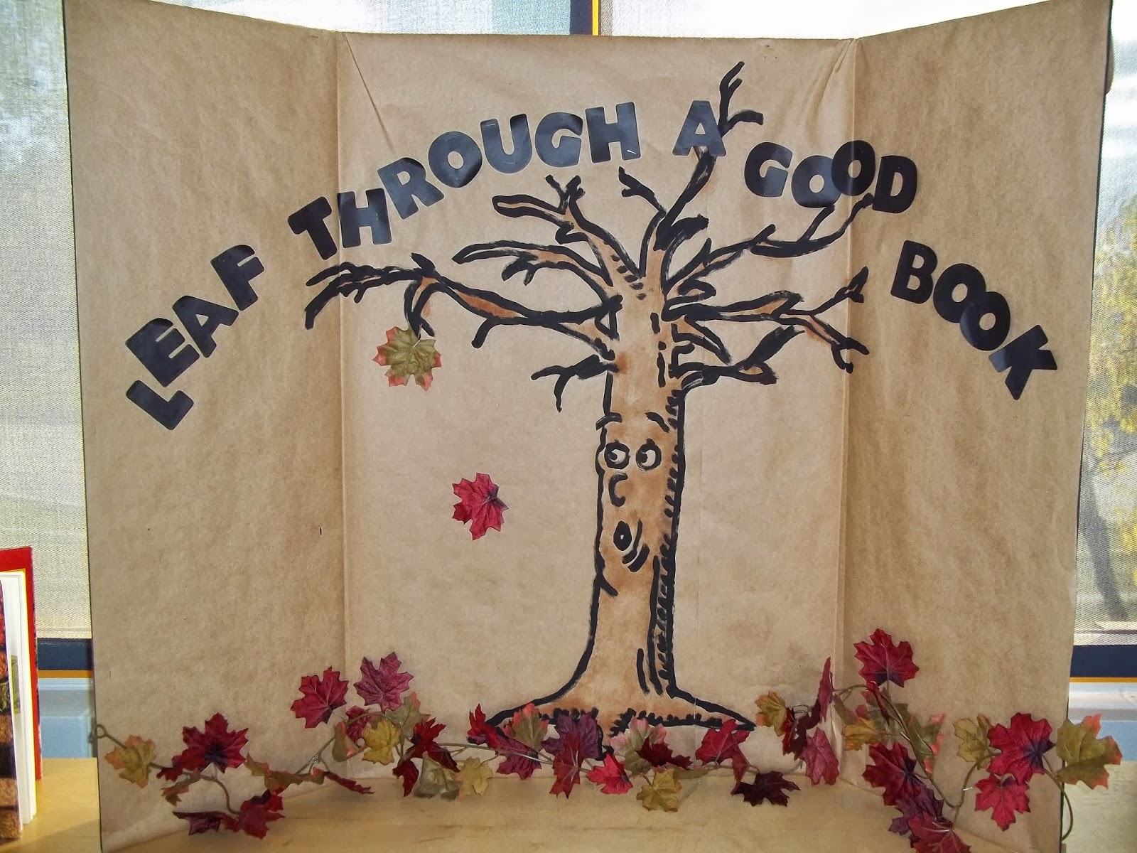Library Displays Leaf through a good book