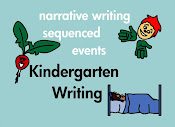 Kindergarten Writing Narrative Sequenced Events Common Core Based