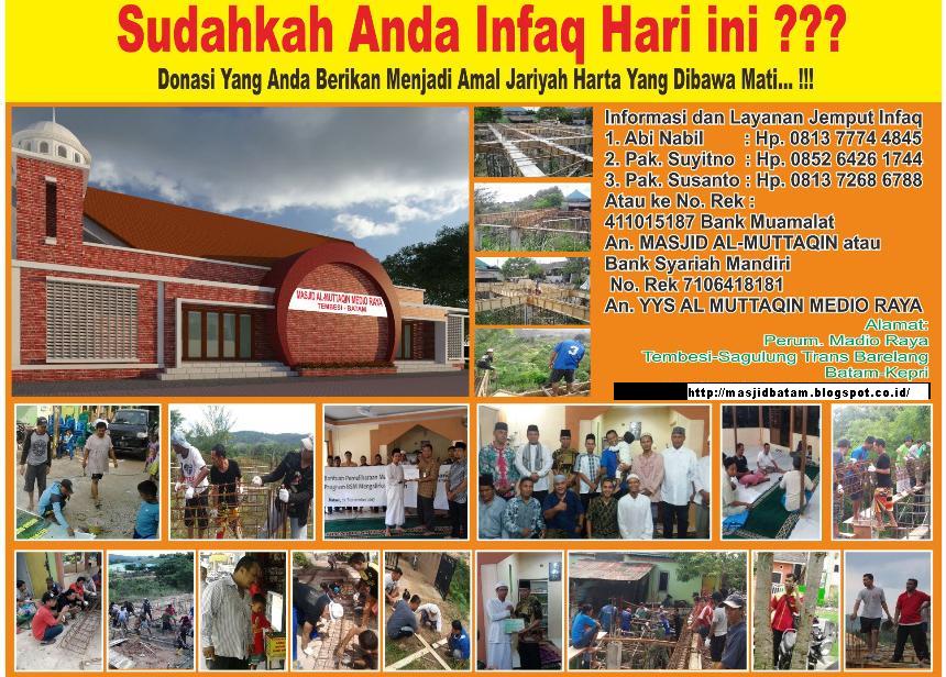 Amal Jariyah Pembangunan Masjid  ~ PLEASE DONATE US ~