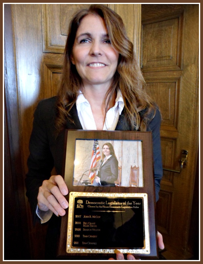 Tina Orwall in a quick,