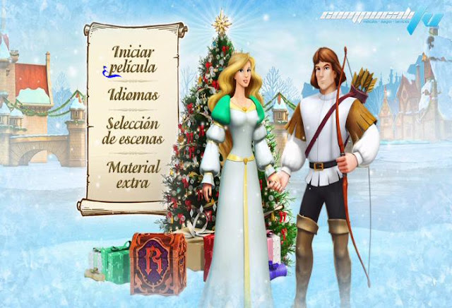 The Swan Princess Christmas DVDR NTSC Español Latino Menú Full 2012
