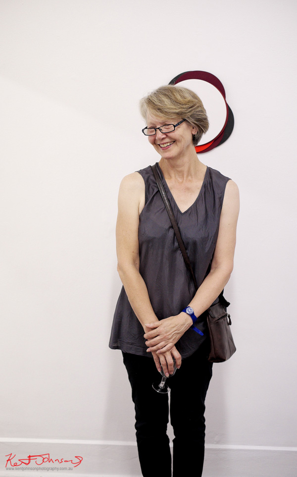 Susan Andrews artist portrait with artwork 'Slip' SNO 92 - Fujifilm X-Pro1 Susan Andrews artist portrait with artwork 'Slip' SNO 92 - Fujifilm X-Pro1