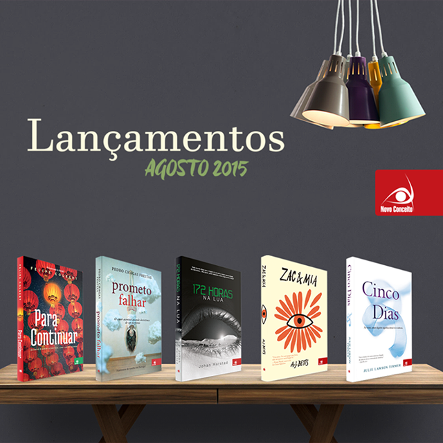 Lançamento de Livros - Agosto / Editora Novo Conceito Lançamento de Livros - Agosto / Editora Novo Conceito
