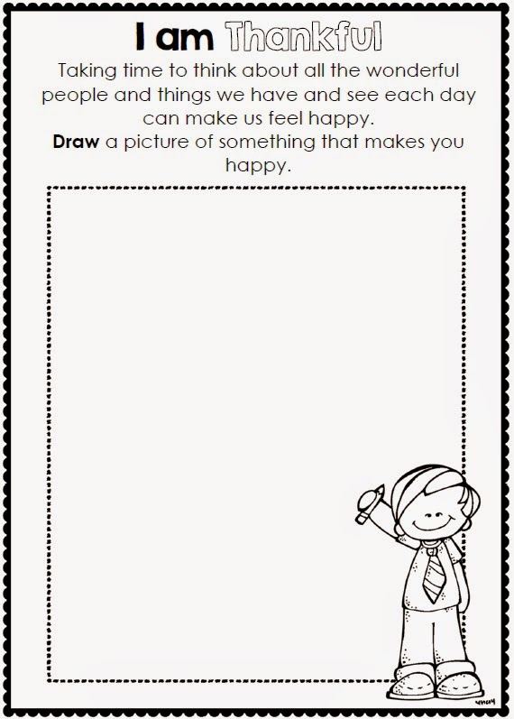 Being Grateful and Thankful Freebie Clever Classroom blog