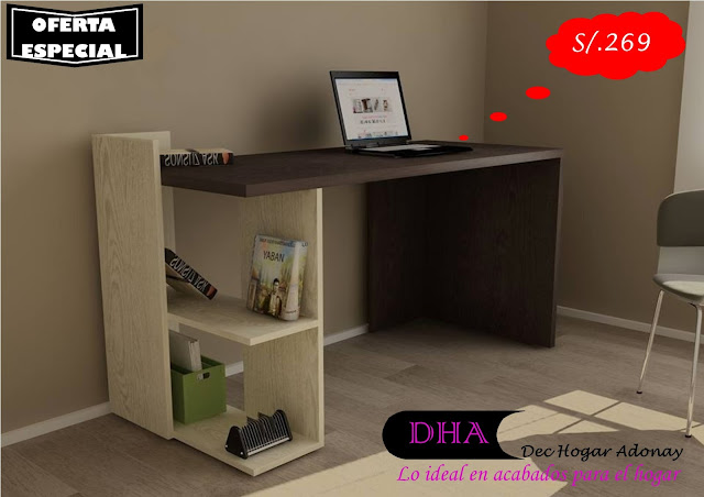 MUEBLES DE MELAMINE Y MADERA EN GENERAL: ESCRITORIO MODERNOS DE