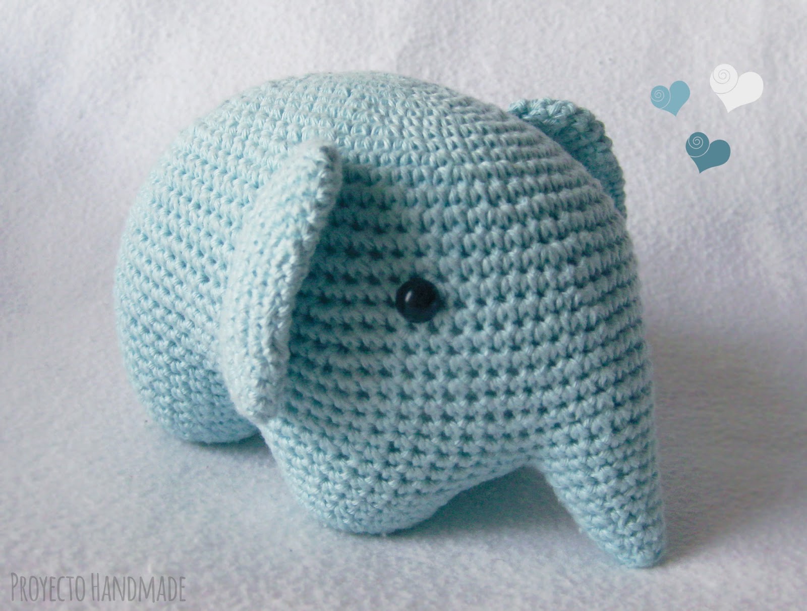 Proyecto Handmade: Elefante amigurumi (tutorial paso a paso)