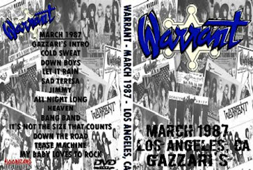 Warrant-Live at Gazzaris 1987