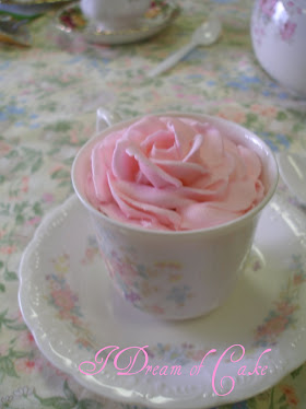 Cupcake in a tea cup