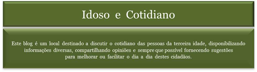 Idoso e cotidiano