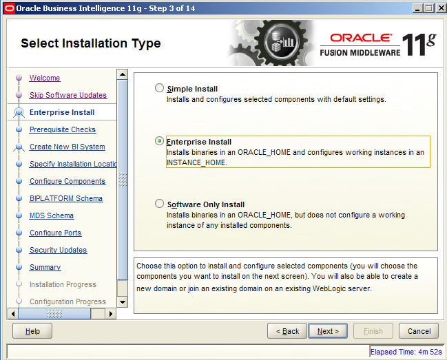 obiee installation 11 1 5 Hi all, this post will be helpful for those who are going to do installation and configuration of new oracle bi apps 111171 without any issues key points to remember: recommended obiee installation type is enterprise while configuring bi apps, bi administrator user name should. obiee installation 11 1 5 Hi all, this post will be helpful for those who are going to do installation and configuration of new oracle bi apps 111171 without any issues key points to remember: recommended obiee installation type is enterprise while configuring bi apps, bi administrator user name should.