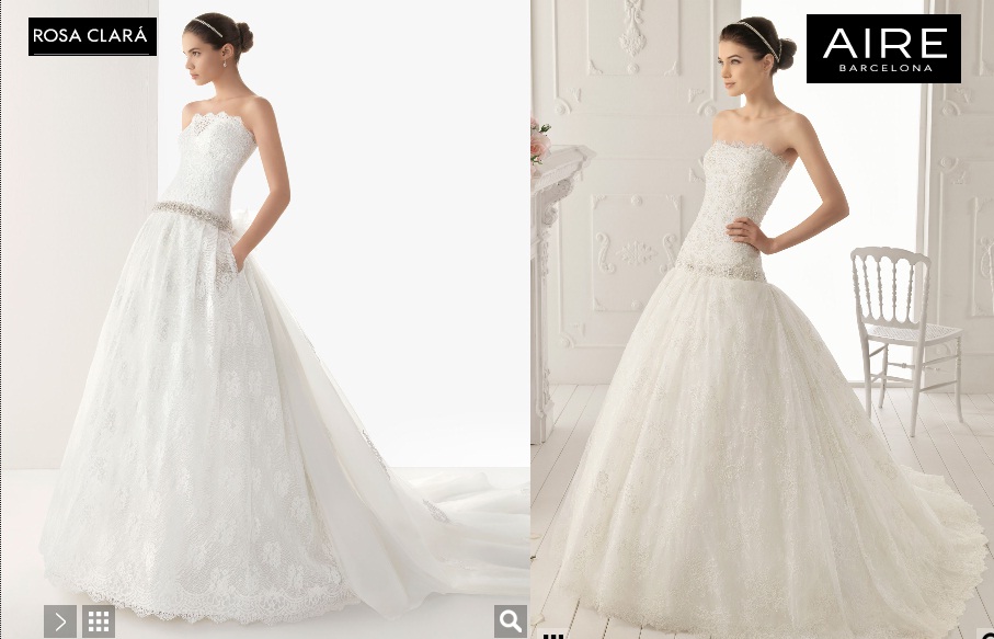 vestidos de novia outlet de rosa clara