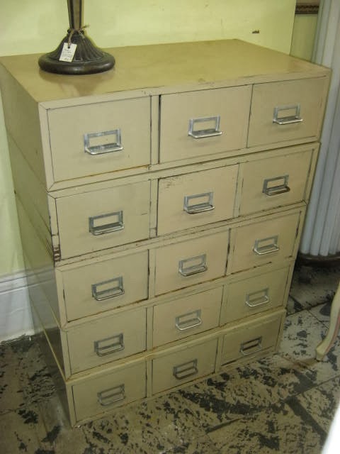Funk Gruven A Z Stacking 5 Part Metal File Cabinet 15 Drawers