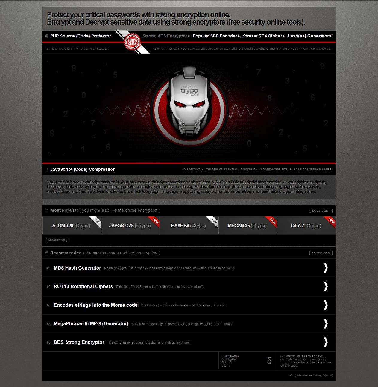 Download Crypo.com site script in PHP - The Hacking Box