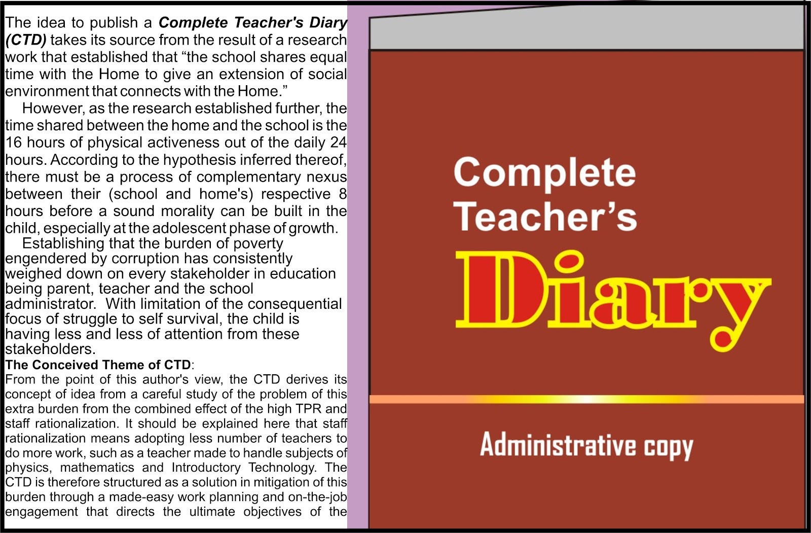 Complete Teacher's Diary