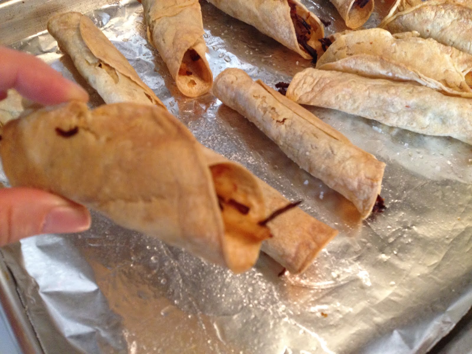 Flautas al Horno La Lola Dice