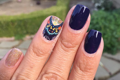 KBShimmer Boho Floral Water Slide Decal