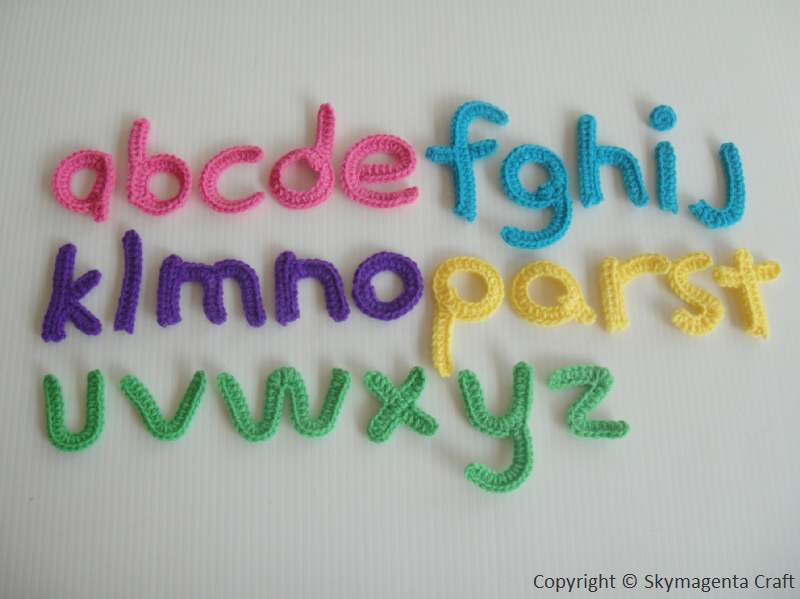 FREE CROCHET ALPHABET PATTERNS - Crochet and Knitting Patterns