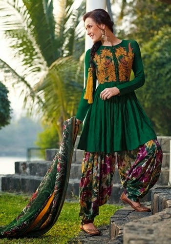 Punjabi Suits Collection 2014-2015 | Designer Cultural Dresses of