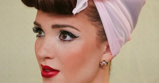 The Freckled Fox Modern Pin Up Week 4 Easy Faux Bangs