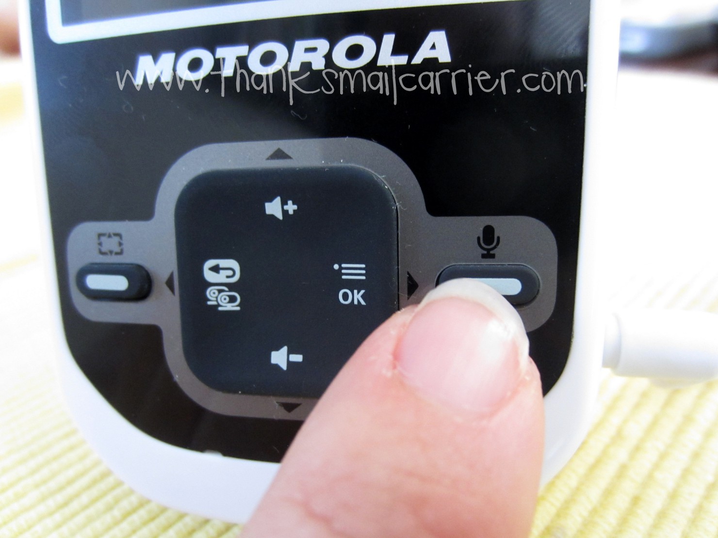 Motorola monitor talk back