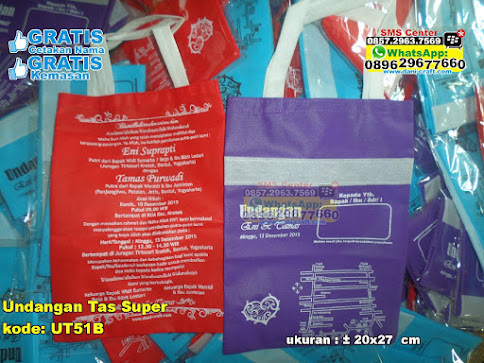 Undangan Tas Super unik