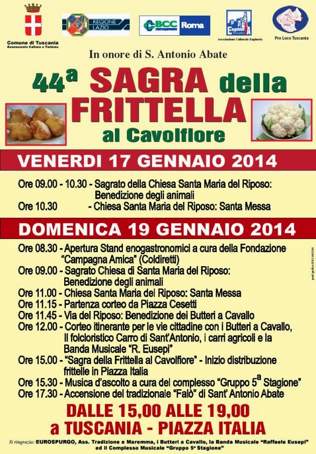 Festa di S. Antonio Abate a Tuscania ​ 17-19.01.2014 