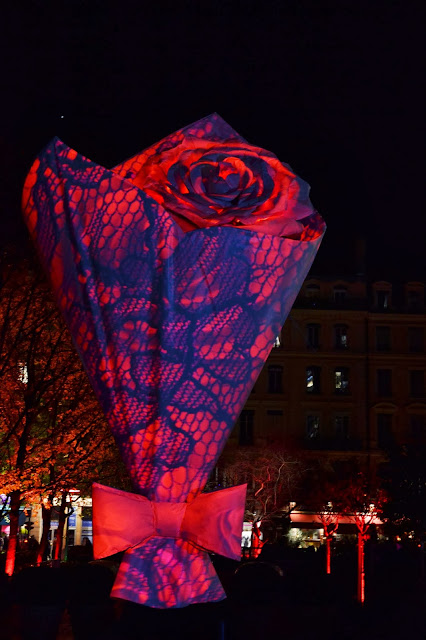 Fête des lumières Lyon 2013 Chantal Thomass Place de la Bourse