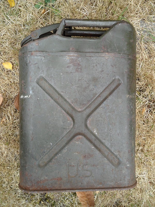 Four Bees Us Army Water Can, G. P. & F. CO. 1951 Korean War Vintage