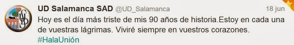 Y el 18 de Junio de 2013 nos dijo adiós...