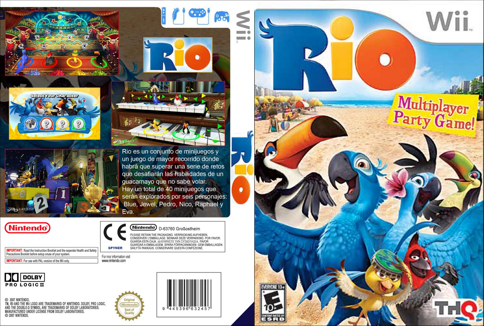 RIO RIO Juego de nintendo WII