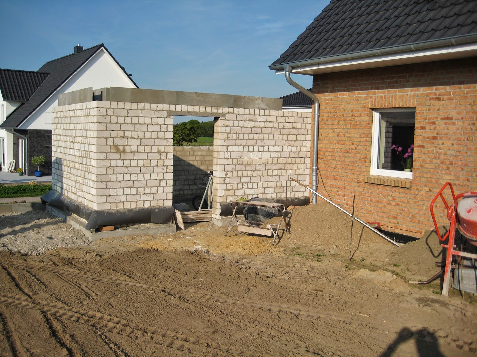 Unser Haus Entsteht April 2014