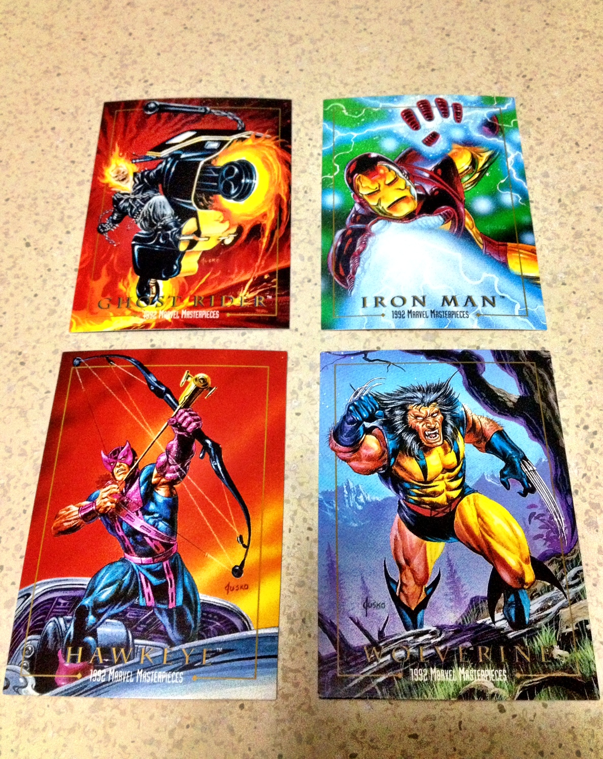 Combo's Collections Card Collection 1992 Marvel Masterpieces