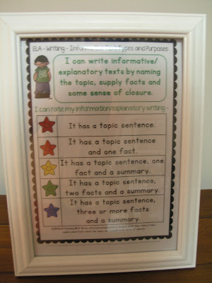 Common Core Star Rubircs and Differentiated Checklists for grade one
