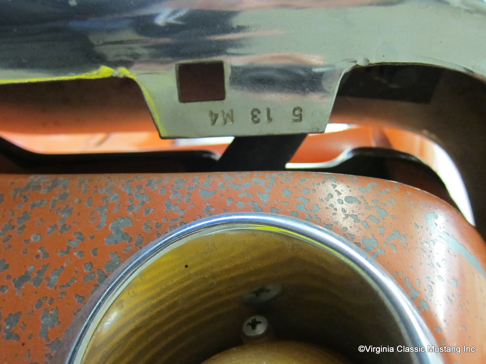 Virginia Classic Mustang Blog Just the Details...Mustang Bumper Date