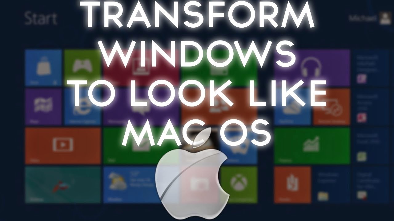 make macos look like windows 10