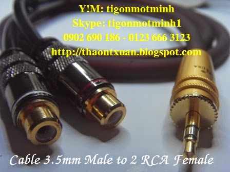 Jack chuyển 2.5, 3.5, 6.3 và dây cáp nối dài cho tai nghe, loa - 44