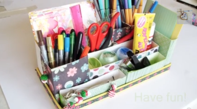 Diy Desk Organizer Diy Desk Organizer